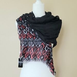 Cotton On Pascal Print Geo Border Scarf - OS